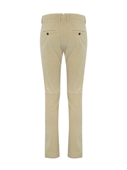 Pantalone Mantova in cotone di velluto beige HAND PICKED | MANTOVA 03227407